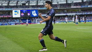 Assensio jaring gol pertamanya untuk Real Madrid.